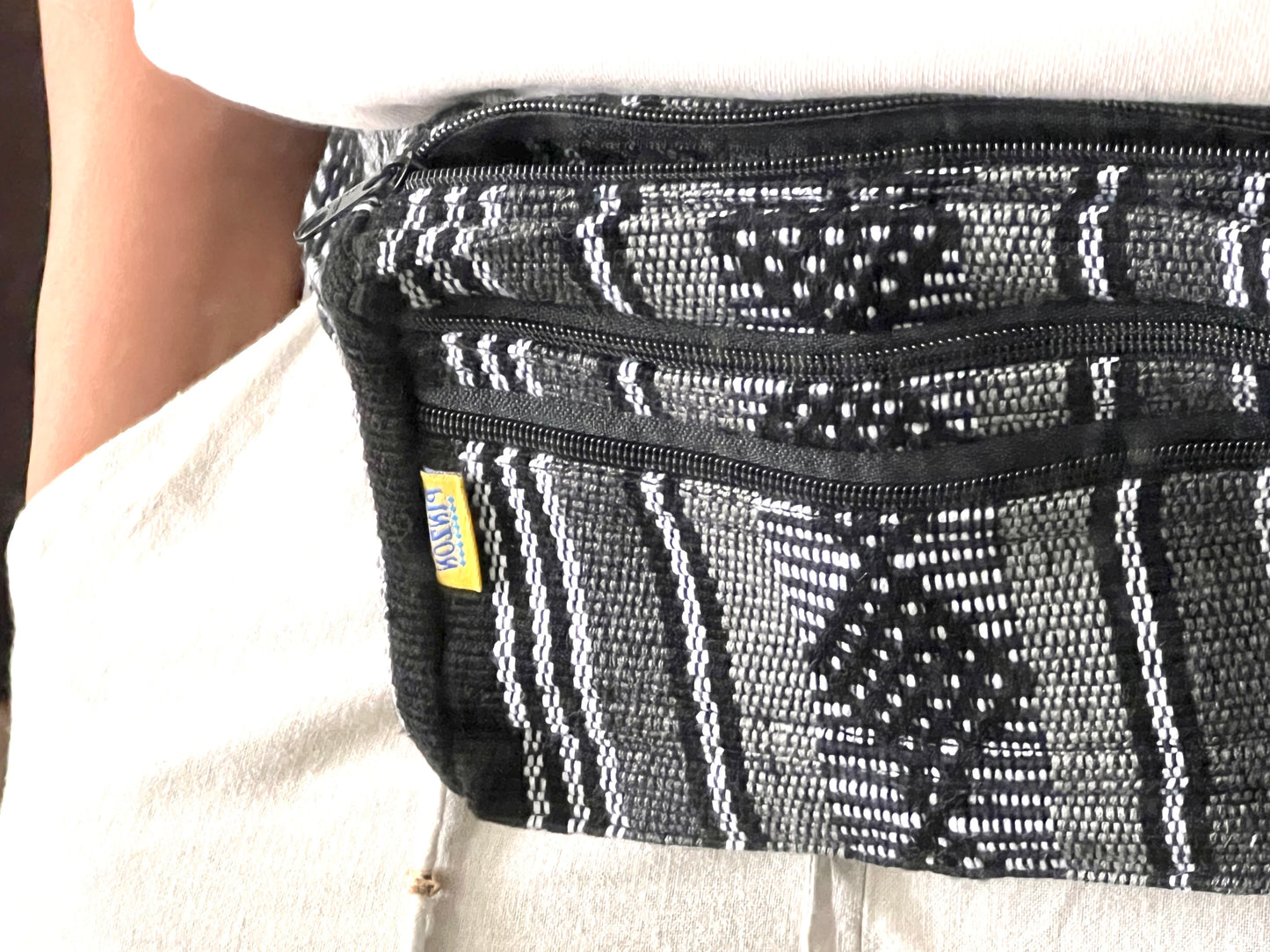 Black and Grey Fanny Pack