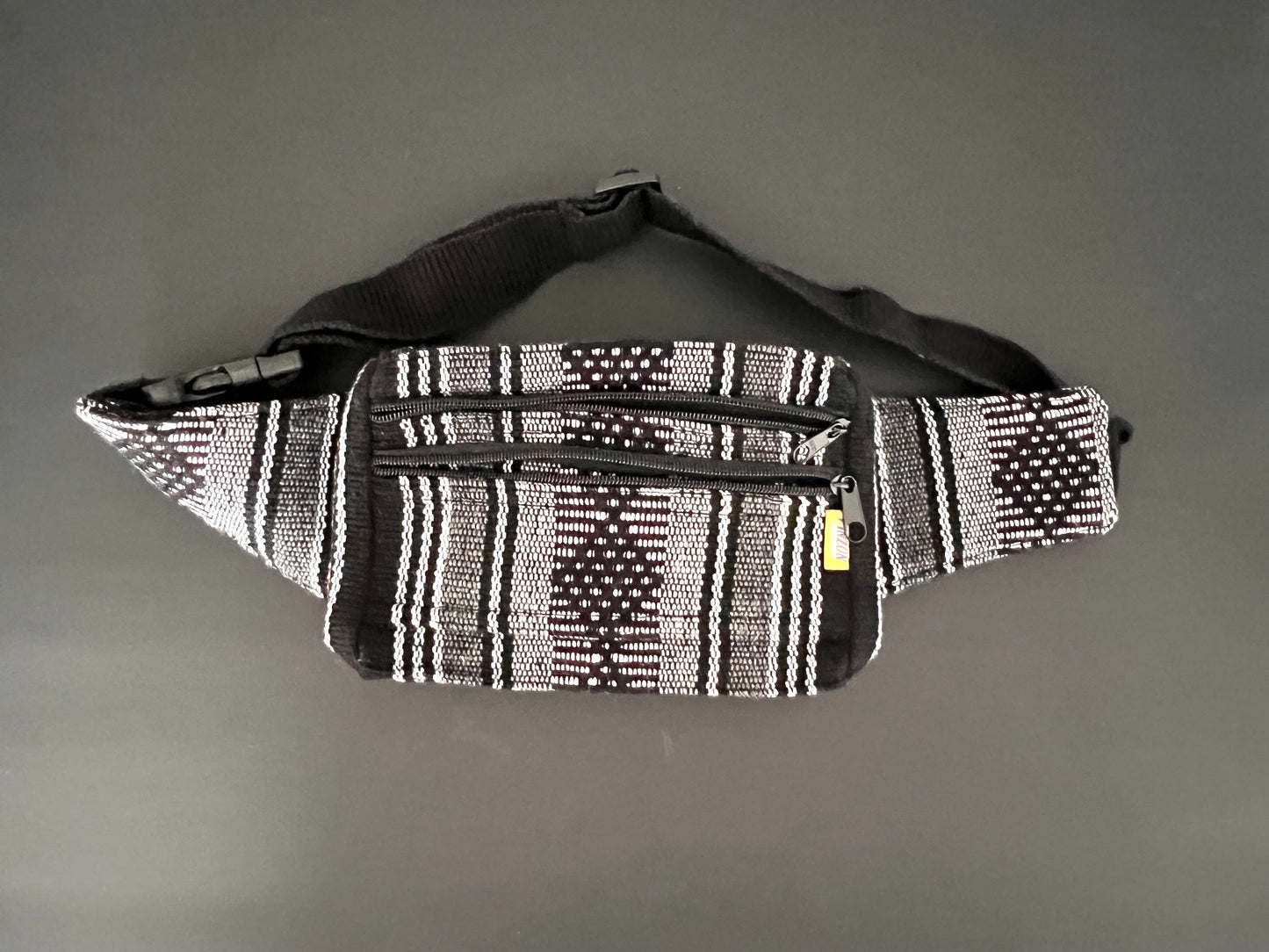 Black and Grey Fanny Pack