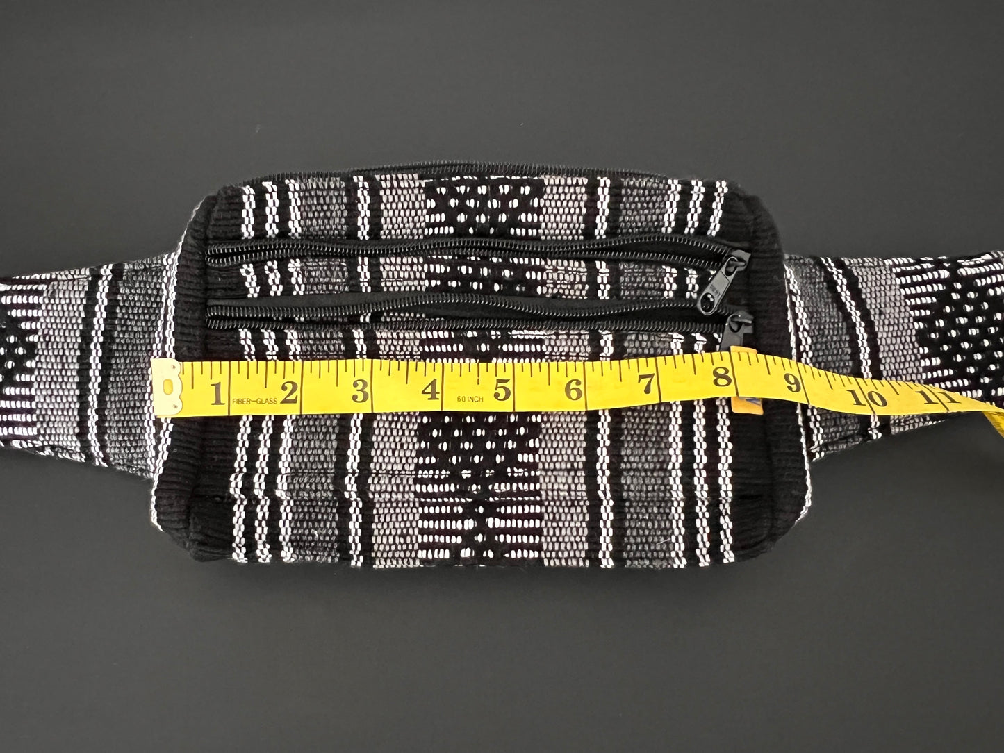 Black and Grey Fanny Pack